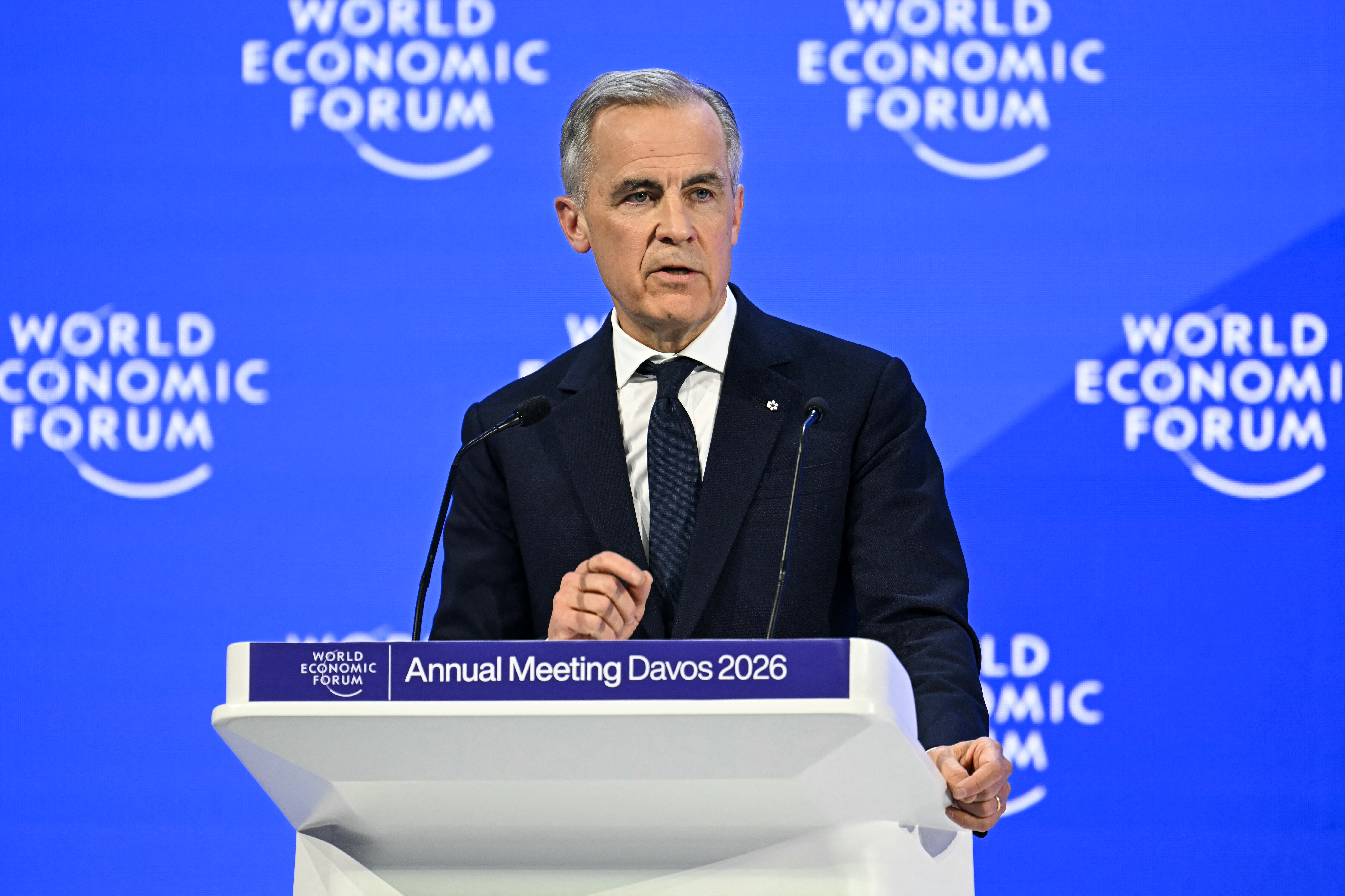 Carney warns world order ‘rupture’ as U.S.–Greenland standoff looms large at Davos